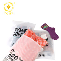 Sacs refermables en PBAT PLA biodégradable à 100% XCGS pour l'emballage de vêtements, de chaussettes et de chaussures - Tailles et couleurs personnalisées