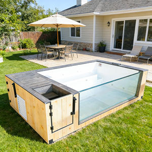 Durable Outdoor Swimming Pool <b>Large</b> Above Ground Family Pool Ready to Use Easy Install Container Pool - Product Image 2