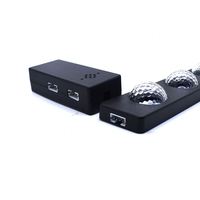 Luces led con Control de música decorativas USB para coche, RGB, ambiente de coche, cielo estrellado