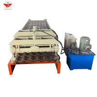 Contrôle automatique de PLC de machine de panneau de toit de tuile vitrée à une couche état utilisé pour des industries de machines de fabrication de tuile