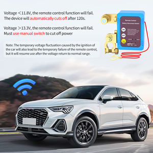 신형 다이어 절전형 240A 12V 리모컨 자동차 배터리 차단 스위치 릴레이 포함 자기 잠금식 - Product Image 6