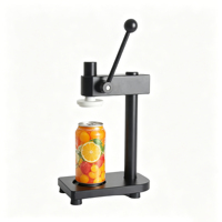 Équipement de scellage de canettes pratique avec structure à commande par pression pour le scellage quotidien des canettes de jus et de soda