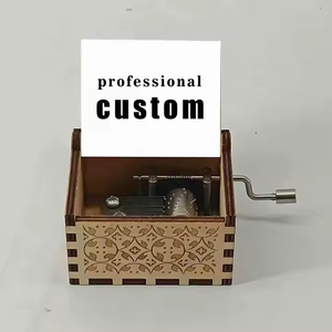 Sei il mio amore del sole manovella a mano carillon in legno carillon personalizzato la tua musica e il tuo Design - Product Image 4