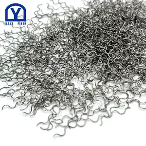 Fibra de aço corrugada de concreto de micro fibra de aço inoxidável China