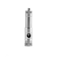 Coque de lampe de poche LED d'extérieur fabriquée par le fabricant en alliage d'aluminium CNC avec accessoires de processus d'usinage en acier et laiton