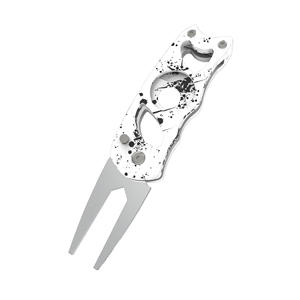 เครื่องมือซ่อมอุปกรณ์กอล์ฟแบบพับได้อุปกรณ์เสริมกอล์ฟสแตนเลสอุปกรณ์เสริมสำหรับกอล์ฟ - Product Image 5