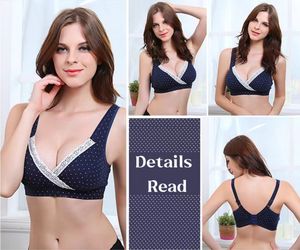 Soutien-gorge d'<span class=keywords><strong>allaitement</strong></span> en coton sans armatures avec dentelle - Product Image 3