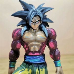 หุ่นแอ็กชัน dbz Saiyan มีขนาด26ซม., โมเดล goku Super Saiyan มีสีสำหรับเป็นของขวัญ - Product Image 5