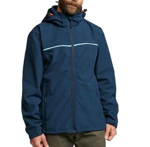 Veste universitaire pour homme, streetwear d'hiver, col montant, doublure polaire, coupe-vent léger, imperméable à la pluie, à capuche, pour la randonnée - Product Image 1