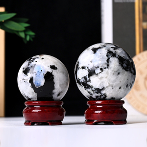 Wholesale Natural Stones and <b>Crystal</b> Wholesale Bulk Moonstone Sphere <b>Crystal</b> <b>Ball</b> for Home Decoration - Product Image 2
