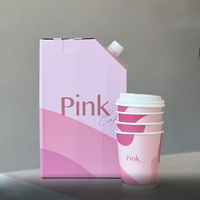 Conteneur écologique et durable en carton ondulé pour boissons, vin, jus, café, café à emporter avec bec verseur, distributeur de café 96 oz