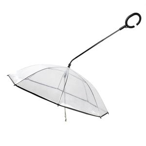 Parapluie inversé transparent manuel pour animaux de compagnie, protection contre la pluie, dôme transparent avec crochet de suspension pour la promenade - Product Image 4