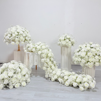 Guirlande de roses artificielles en soie rose et violette de 2 m pour décoration de fête d'anniversaire Sweet 16 et arrangement floral de mariage