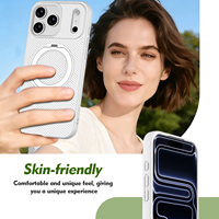 Étui de haute qualité pour iPhone 18 Pro Max, série de supports magnétiques en fibre d'aramide, norme européenne Rohs, certifié antichoc, coque de téléphone