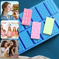 12-fach Silikonform zum Auseinandernehmen, umweltfreundlich, für Protein-Candy, DIY-Kekse, Backwerkzeuge, Kuchendekorationsform