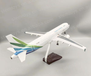 Hoge Kwaliteit 1:80 A320 Vliegtuig Model 47Cm Diecast Speelgoed Led Licht Vliegtuig Met Wielen Voor Gift <span class=keywords><strong>Lanmei</strong></span> Airlines - Product Image 4