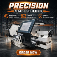 Tour CNC HB CKA6180A robuste, commande GSK, mono-broche, horizontal, à banc plat, 2 axes, haute précision, d'occasion
