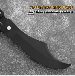 Couteau d'entraînement portable pour la pratique du butterfly, type CSGO, avec lame déployable pour l'observation, pour l'entraînement manuel - Product Image 3