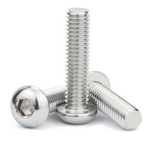 INOX-perno de cabeza de botón hexagonal, acero inoxidable SS304 SS316 SUS304 SUS316 A2 A4, <span class=keywords><strong>DIN7380</strong></span> - Product Image 1