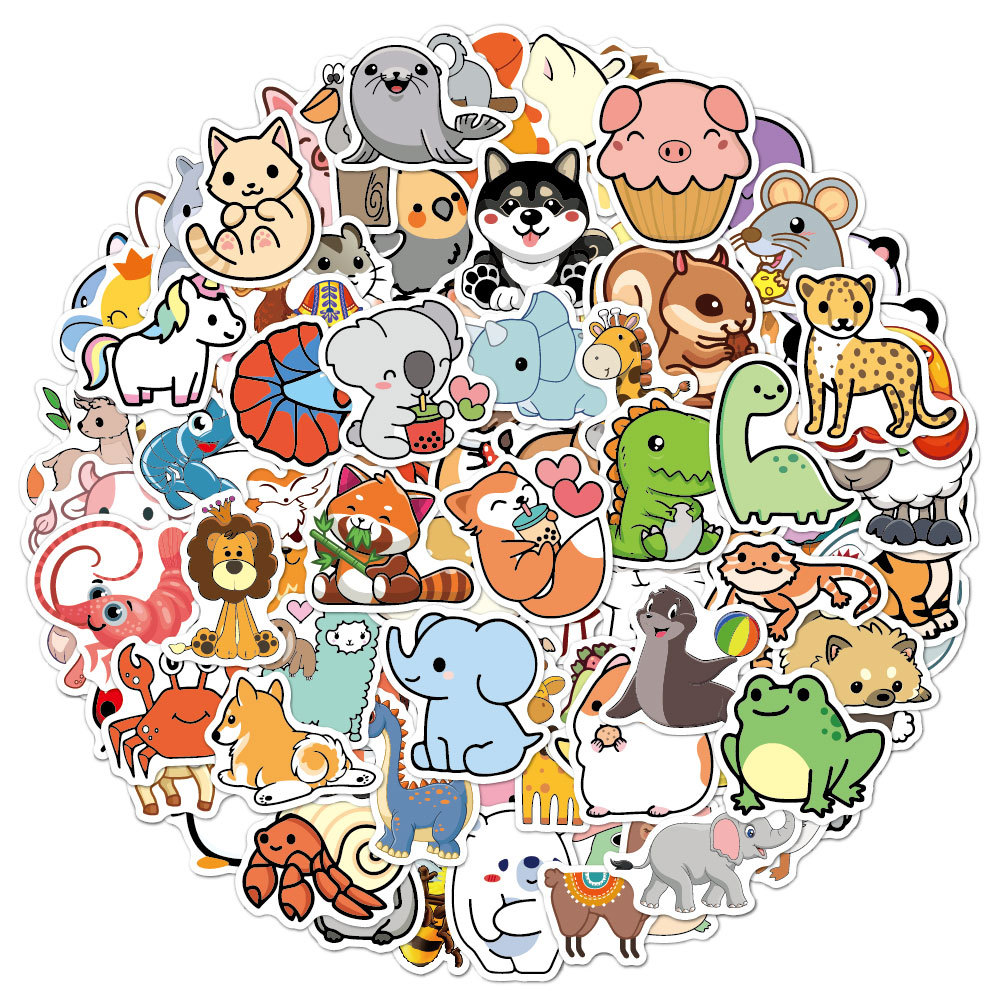 100 Pieces Cute Cartoon Graffiti for