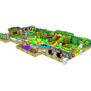 Équipement d'amusement pour parc pour enfants à grande échelle personnalisé - Mur d'escalade sur le thème de la jungle avec <span class=keywords><strong>piscine</strong></span> à balles à vendre - Product Image 3