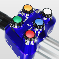 HBAN Bouton-poussoir M12 IP65 Vert antidérapant, réponse rapide, résistant à l'usure, réarmable pour personnalisation de manette