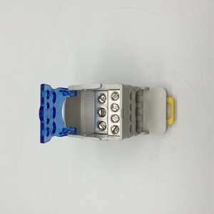 UKK80A de caja de distribución con cubierta de plástico, carril din, bloques de terminales de tornillo con cubierta de seguridad 1 vele alambre conector - Product Image 6