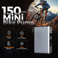 Pompe à air portable intelligente A3 MAX Ultra-mini pour vélo, mini-pompe à vélo pour pneus de VTT, idéale pour ballons - Modèle 2025