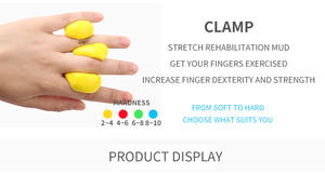 चिकित्सा पोटीन प्रतिरोधक हाथ व्यायाम किट/हाथ चिकित्सा पोटीन या व्यायाम शक्ति प्रशिक्षण और शारीरिक या व्यावसायिक चिकित्सा - Product Image 4