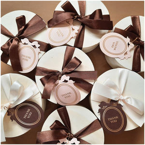 Boîte à gâteau au fromage <span class=keywords><strong>basque</strong></span> ronde personnalisée boîte d'emballage de plusieurs tailles emballage en bois de cadeau de pâtisserie occidentale avec logo personnalisé - Product Image 6