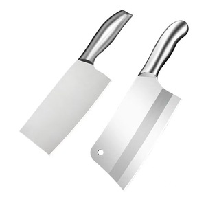 Stainless Steel Meat Cleaver 8-9.9 In All Steel One Piece Kitchen Knife Household Slicing Knife Sharp Blade For Cooking - Product Image 1