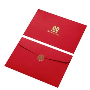 Luxus benutzer definiert Neujahr rotes Paket Geschenk Karte Glücks-Geld umschlag Druck