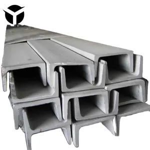 La migliore vendita di canali in acciaio ASTM A36 canali U trave in acciaio lamina a freddo canale C prezzi in acciaio al carbonio Q235 C canale