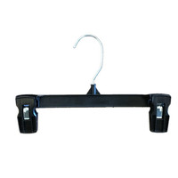 Crochets métalliques personnalisables, cintres pliables en plastique pour pantalons, pinces à jupe, pinces de marché colorées, pinces de suspension injectées, clips de suspension