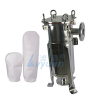 Filtre à cartouches multi-sacs à 4 étages en acier inoxydable 304 316L, réservoir sous pression, machine de filtration d'huile/eau, certification CE ISO