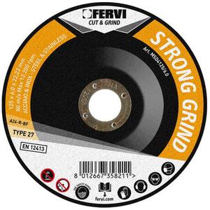 FERVI-MSD4180/6,0 ''Corte fuerte'' disco de molienda-EAN 8012667358228 ABRASIVOS DISCOS DE CORTE - Product Image 1