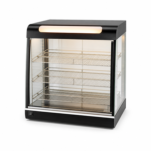 Commercial Heated <b>Food</b> Display Cabinet 220V 1kW 3 Shelf Countertop <b>Warmer</b> <b>for</b> Bakery Cafe Restaurant Fast <b>Food</b> Snack Display - Product Image 1