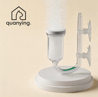 Kit complet de diffuseur d'air Nano CO2 avec disque en céramique, compteur de bulles et clapet anti-retour pour aquarium planté et bassin d'eau douce