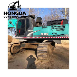 Excavatrice Kobelco Sk460-8 d'occasion, moteur Cummins, boîte de vitesses, pompe, moteur, 46 tonnes, 0-2000 heures, en vente - Product Image 1