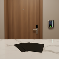 Individuell Bedrucktes Papier-Mini-Etikett Wasserdichtes NFC RFID Zugangskontroll-Visitenkarten N213/N215/N216 Chip 13,56MHz Frequenz Wiederbeschreibbar