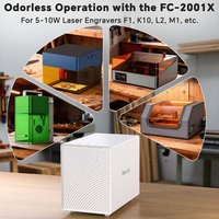 Nuevo Extractor de Humo Láser de Escritorio Compacto con Filtro de Carbón Activado HEPA para Marcado y Grabado Láser de 5 a 10 W