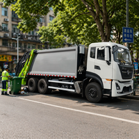 Camion Compacteur de Déchets Dongfeng 20CBM 6x4 Diesel à Chargement Arrière avec Châssis Robuste pour l'Afrique