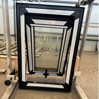 Menuiserie en aluminium de fenêtre d'auvent de fenêtres de rendement optimum de normes de la Nouvelle-Zélande pour la villa