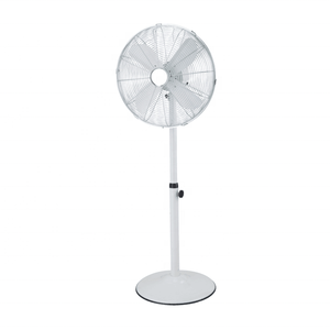 Cheapest Price 3 Speeds 220v <strong>Silver</strong> Electric High Speed Retro Home Industrial Metal Blade Standing 16inch Pedestal <strong>Fan</strong> - Product Image 5