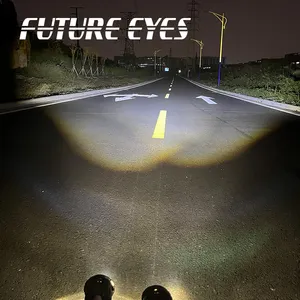 Gelecek gözler F20-P kablolu arkadan aydınlatmalı anahtarı dolgu yardımcı sis motosiklet aydınlatma sistemi