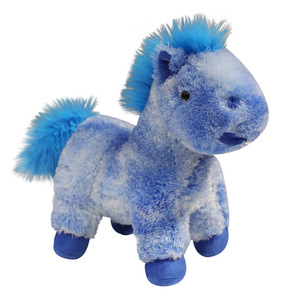 Dessin animé arc-en-ciel cheval pendentif en peluche mignon petit pour poney poupée pour la décoration intérieure brodé soulagement du Stress PP coton - Product Image 5