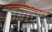 Système de rail de pont roulant modulaire flexible KBK pour la manutention en usine de fabrication de grues suspendues