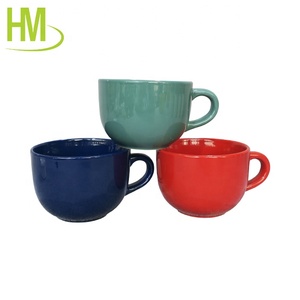 Taza <span class=keywords><strong>jumbo</strong></span> de cerámica roja, fabricante de cerámica OEM, diseño personalizado, 24 oz - Product Image 3
