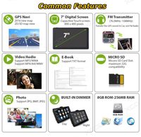 Oriana-GPS Portable OEM, 7 pouces, Wince, avec 256MB, 8 go, navigateur GPS Portable, pour le japon