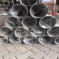 Tubo redondo de acero inoxidable Sa249 316l Diámetro 12 Espesor 0,5 Chimenea aislada Fabricante de doble pared